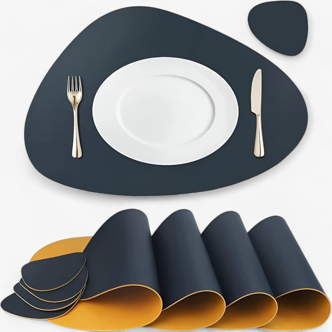 BowLift | Table Mats Reversible Faux Leather Dining Set
