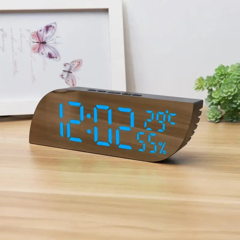 BowLift | LED Digital Alarm Clock with Dual Display & Unlimited Snooze