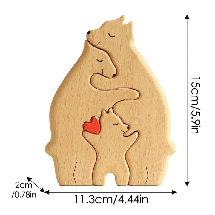 Loving Bears Interlocking Puzzle Decor | Bowlift