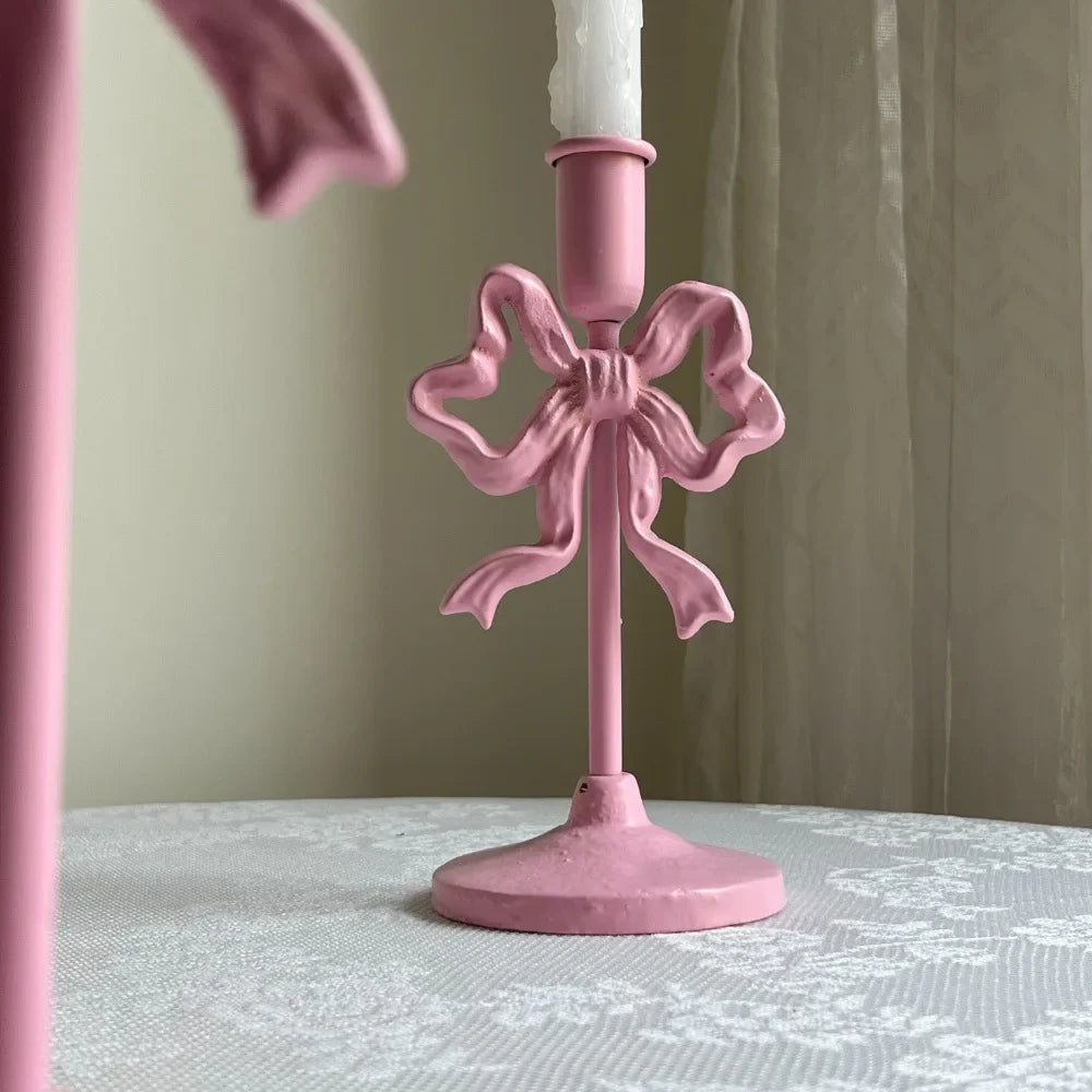 French Wrought Iron Candle Holder | Bowlift