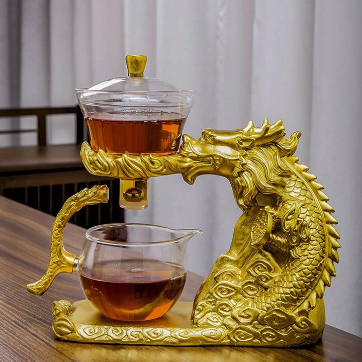 BowLift | Mystic Golden Dragon Teapot