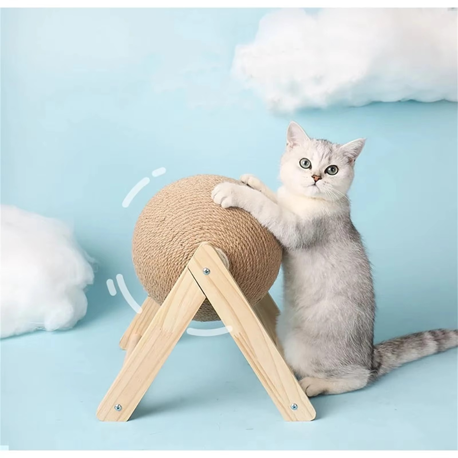 BowLift | Durable Sisal Cat Scratcher Ball - Perfect for Paws