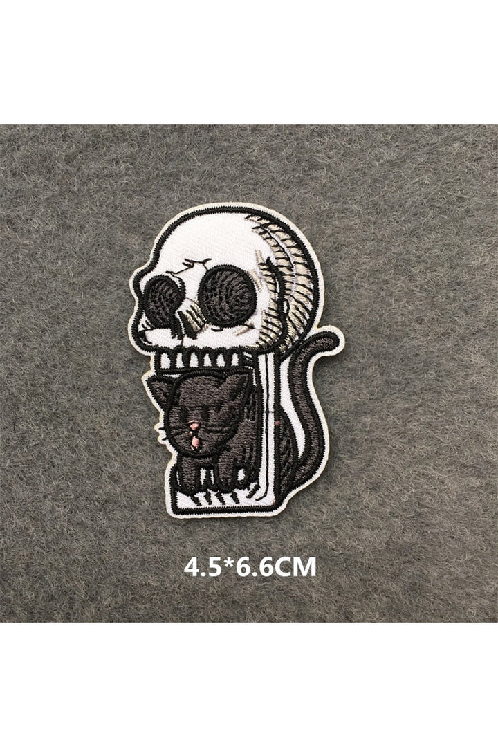 Punk embroidered patch set | Bowlift