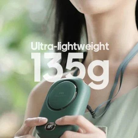 Ultraportable hands-free cooling fan | Bowlift