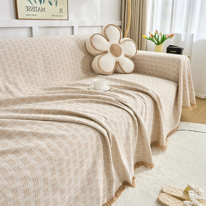 BowLift | Sofa blanket throw | Reversible design & Extra large | Easy care & Scratch resistant | CasaLunea