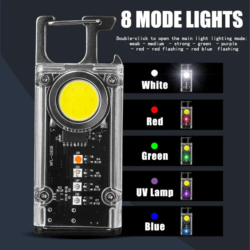 BowLift | Mini Keychain Safe Glow Emergency Flashlight