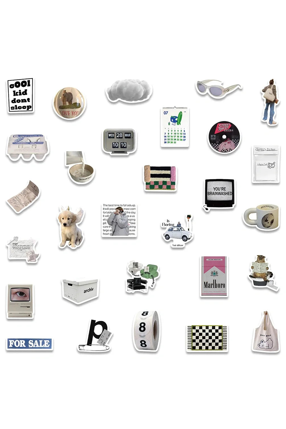 Korean Ins Stickers | Bowlift