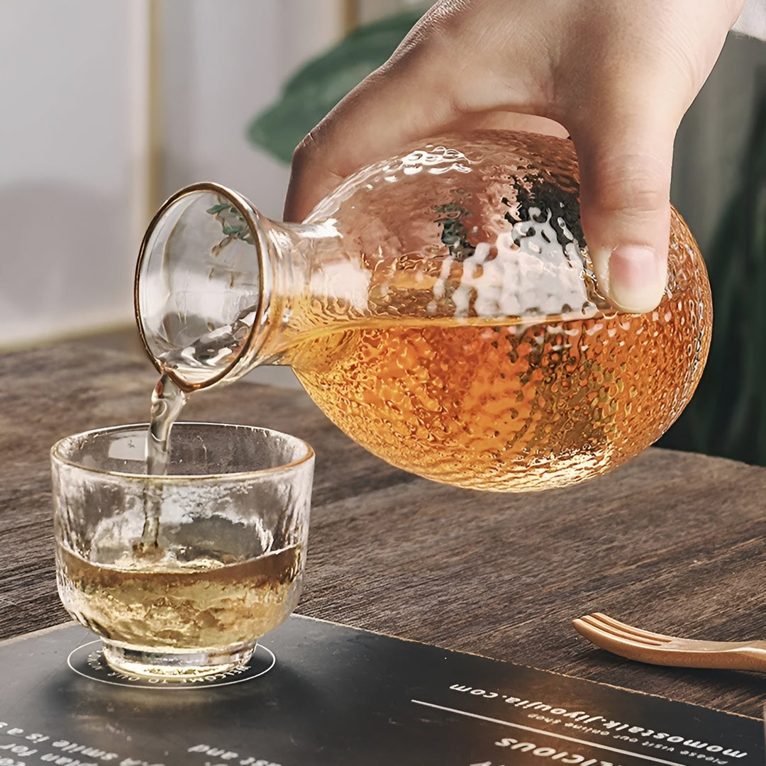 Japanese Glass Set – Elegant Sake & Whisky Set | Perfect for Bar & Home | Bowlift