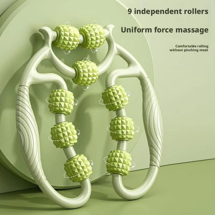 BowLift | Circular Leg Massage Roller Clips for Muscle Relaxation and Recovery
