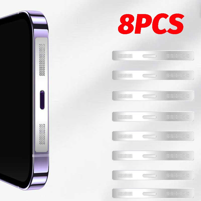 BowLift | 8pcs Metal Phone Speaker Dustproof Sticker Net
