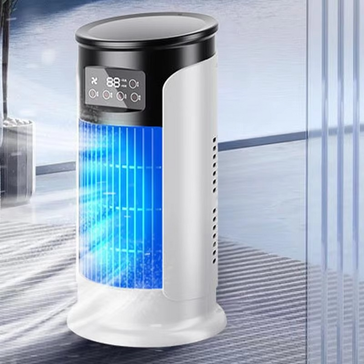 BowLift | Portable Air Conditioners Fan Evaporative Cooler USB Quiet Timer Room Cooling Small 10 oz Water Tank Personal Cooler Adjustable