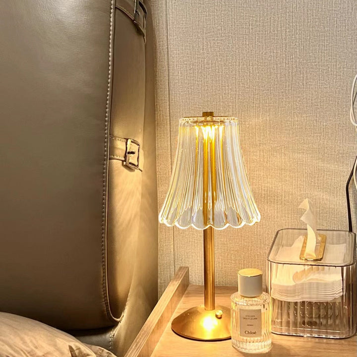 LED Retro Table Lamp USB Rechargeable - BrillianceGlow | Bowlift