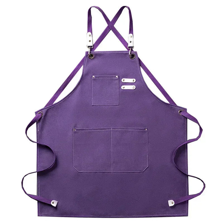 Canvas apron with pockets, adjustable, Unisex | Bowlift