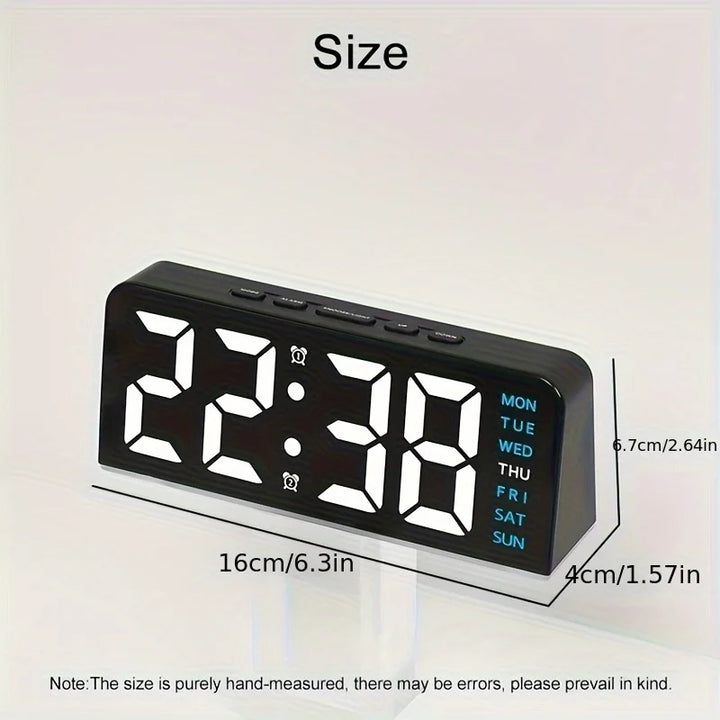 BowLift | Modern LED All Week Display Night Lamp Alarm Clock