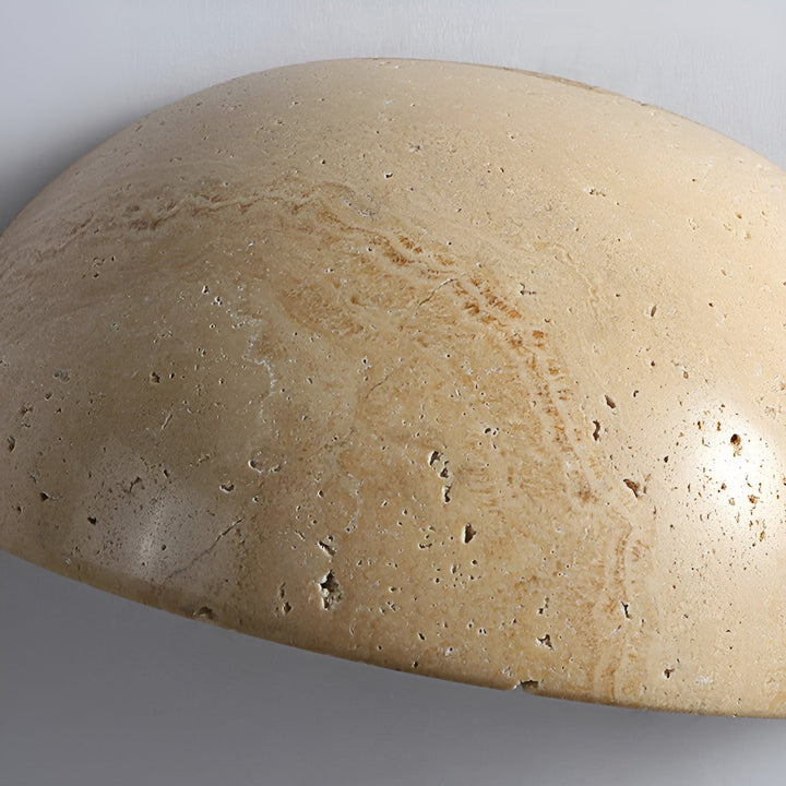 Half-Round LED Wabi-Sabi Wall Lamp - ZenGlow | Bowlift