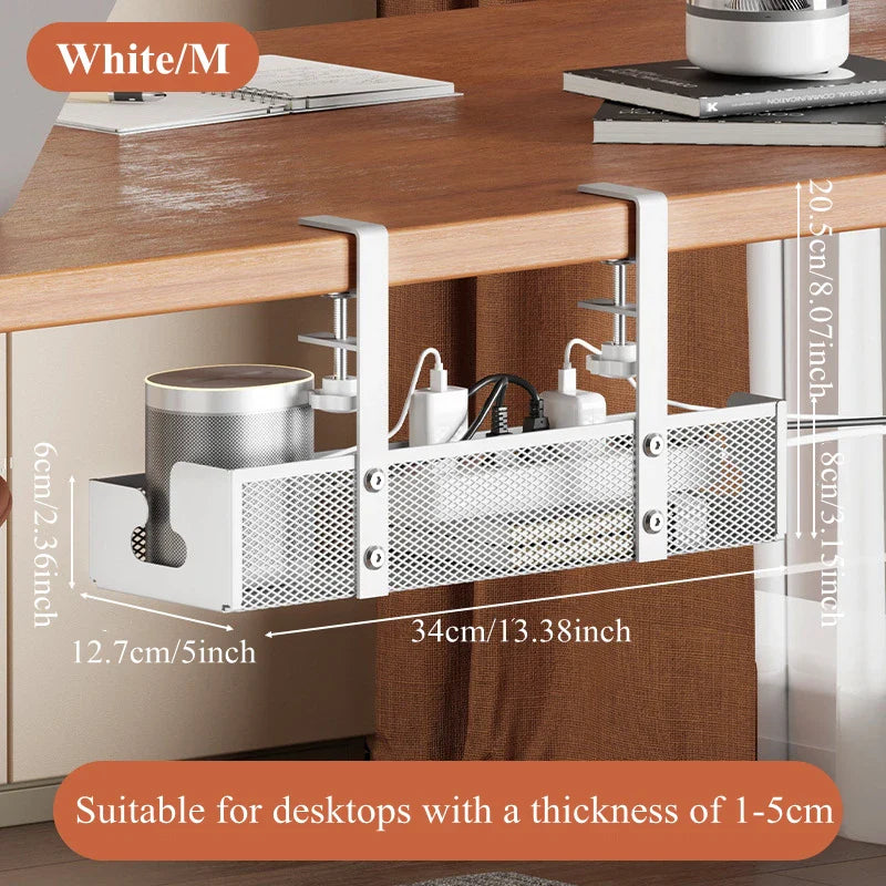 Cable management under the desk | Bowlift