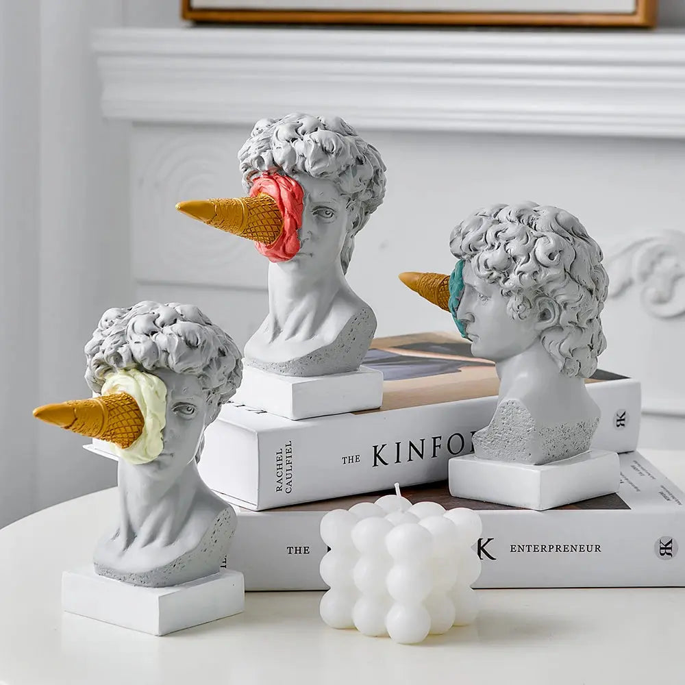 BowLift | David Statue Ice Cream Edition: Gourmet and Elegant Art