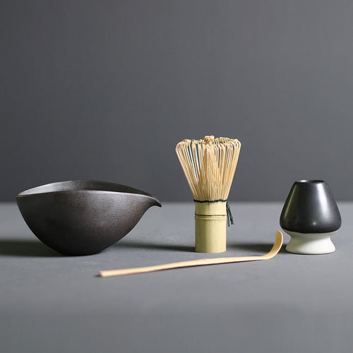 BowLift | TenchaTime | Complete Matcha Set – Bamboo Whisk & Ceramic Bowl – Authentic Japanese Tea Kit