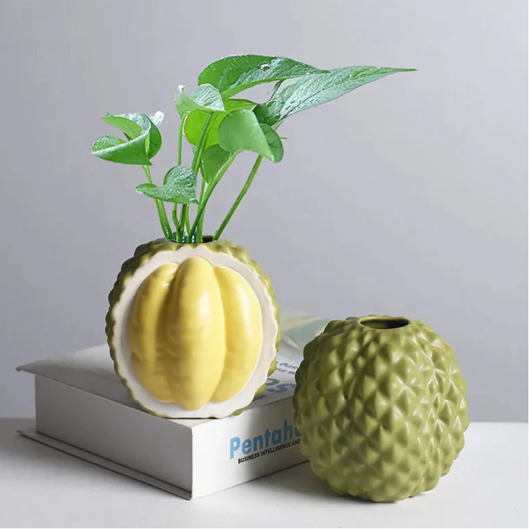 Durian-Shaped Ceramic Vase | Bowlift
