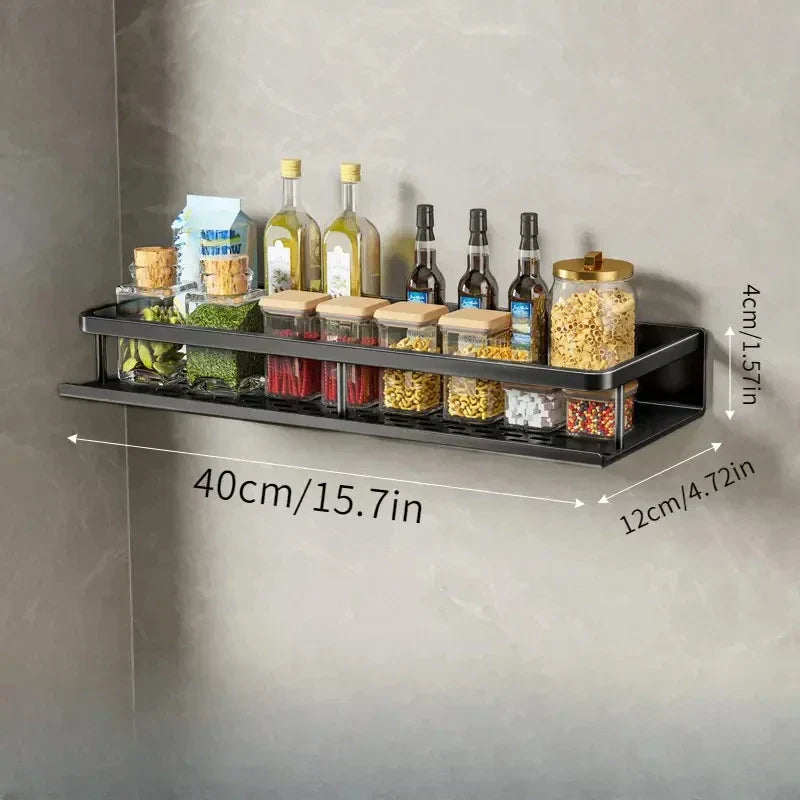 BowLift | Wall-Mounted Kitchen Rack – Space-Saving and Stylish Aluminum Rack for Kitchen Utensils
