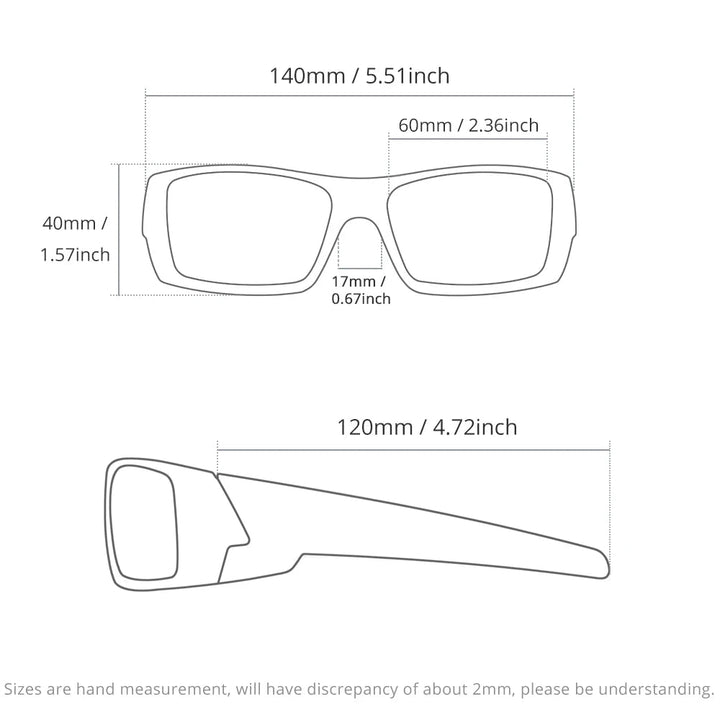 Photochrome Sunglasses Black Frame with Case | Bowlift