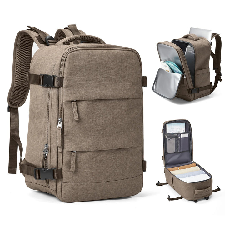 BowLift | Travel Backpack Travomate | Waterproof & Versatile | 15.6" Laptop Compartment | Large Capacity with Wet-Dry Separation