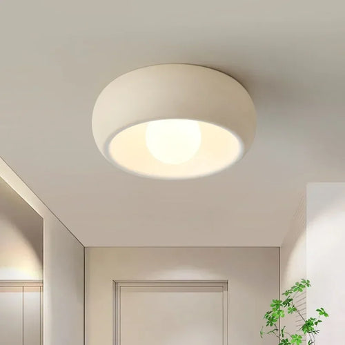 BowLift | Japanese Wabi-Sabi Round Ceiling Lamp LED