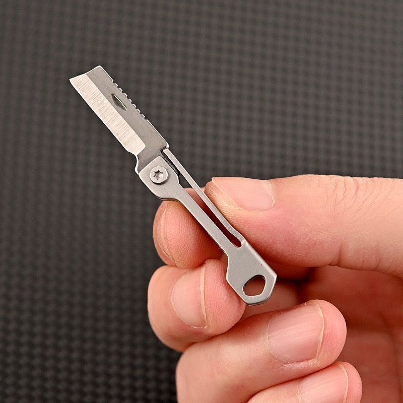 Pocket Size Stainless Steel Foldable Camping Knife | Bowlift