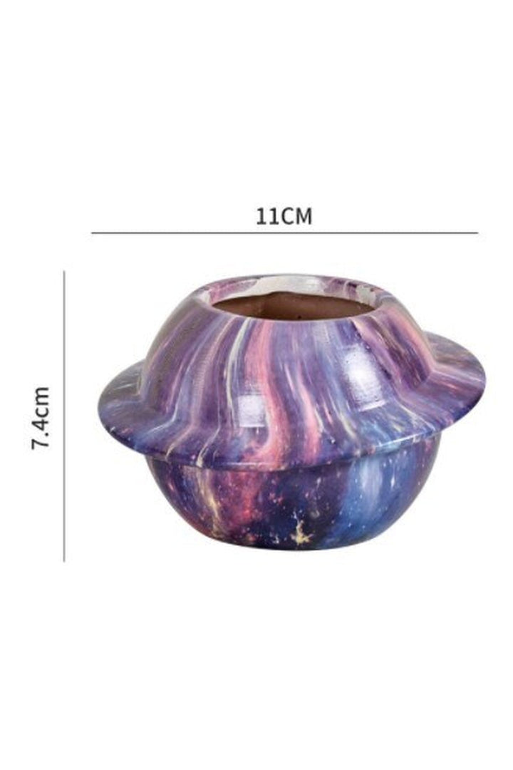 Motif ceramic pot for succulents | Bowlift