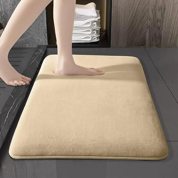 Ultra Absorbent Nordic Bath Mat Shower Room Floor Mat Super Anti-Slip Cushioned Soft Velvet Shower Mat For Washroom | Bowlift