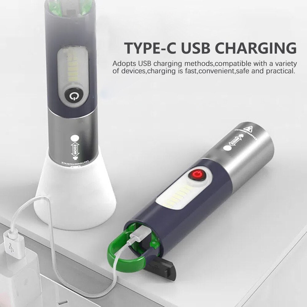 Zoom Ultra-Bright Pocket Led Outdoor Flashlight | Bowlift