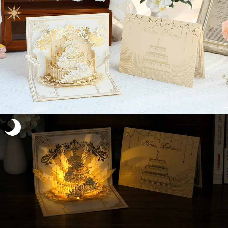 BowLift | Illuminated Pop Up Birthday Gift Card