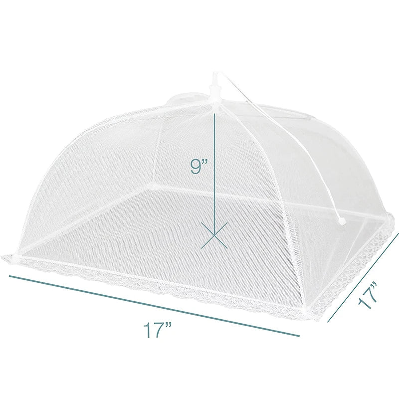 BowLift | FrischNetz Folding Cover for Food | Reusable & Breathable | Insect Net for Outdoors & Kitchen | Lightweight & Space-Saving