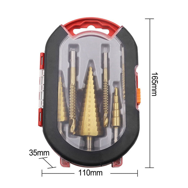BowLift | 6-piece Titanium Drill Bit Set | For precise drilling through metal, wood, and other materials