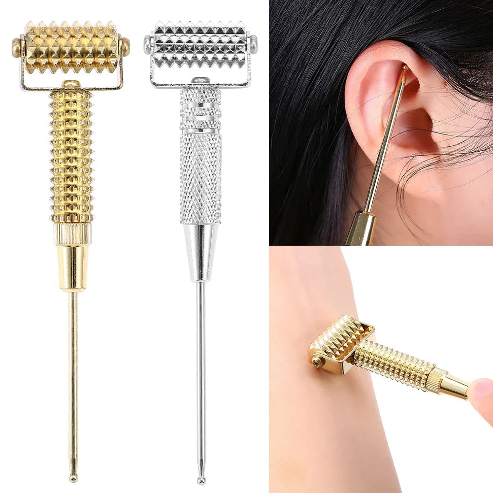 BowLift | Acupressure Massage Tool VitalPoint Copper | Acupuncture Stimulator & Roller Massage | Handy & Skin Friendly | 12.3 cm