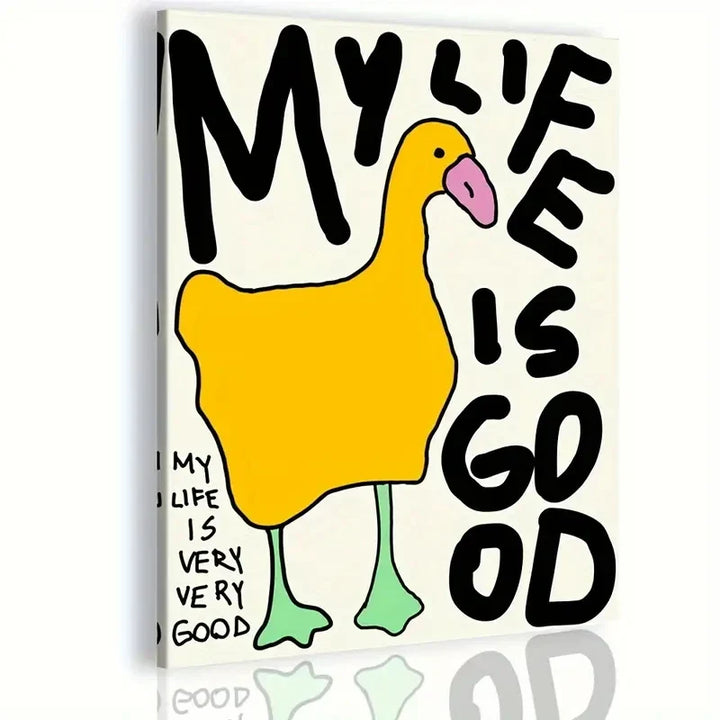 My Life is Good Wall Art | Bowlift