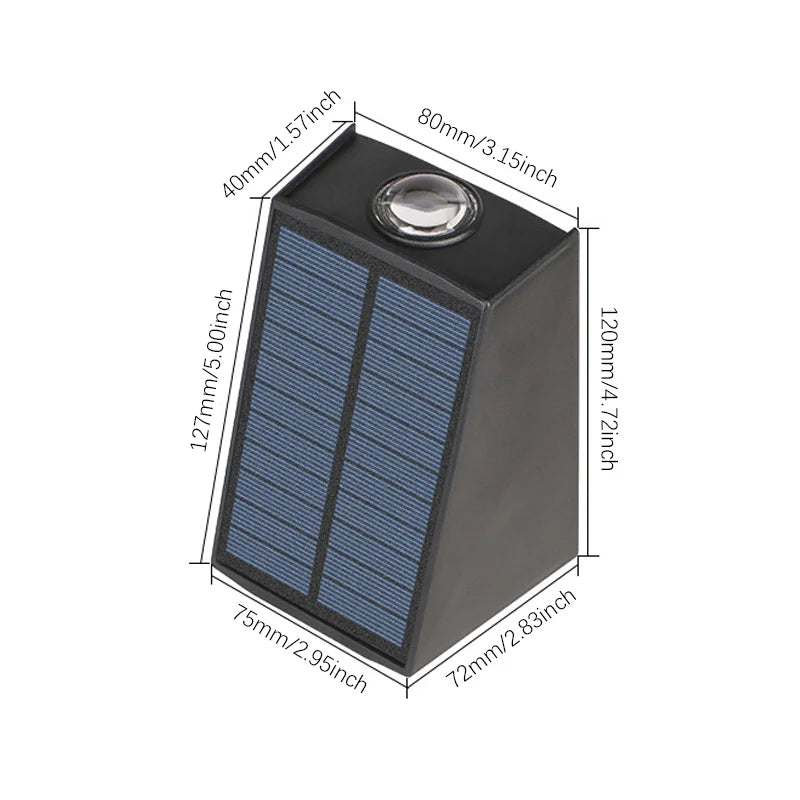 Solar LED Wall Light Bowlift