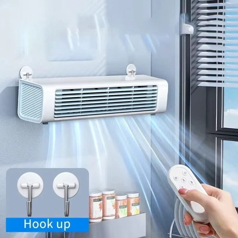 BowLift | Ultra-Quiet Wall-Mounted Bladeless Fan - Powerful & Compact Air Cooler for Home and Office