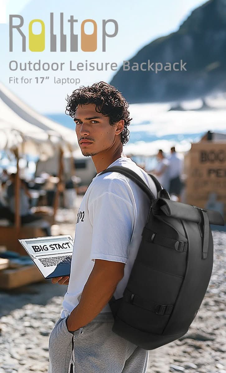 BowLift | Expandable outdoor backpack with large volume & laptop compartment