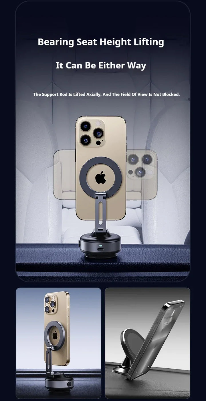 BowLift | Magnetic Vacuum Adsorption Phone Holder