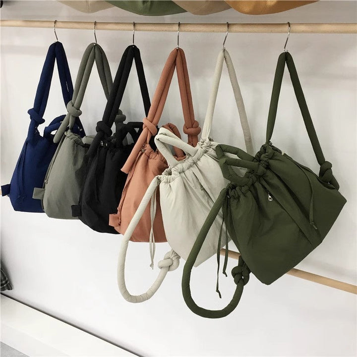 BowLift | Riva Puffer Handbag – Stylish Carry Bag with Shoulder Strap