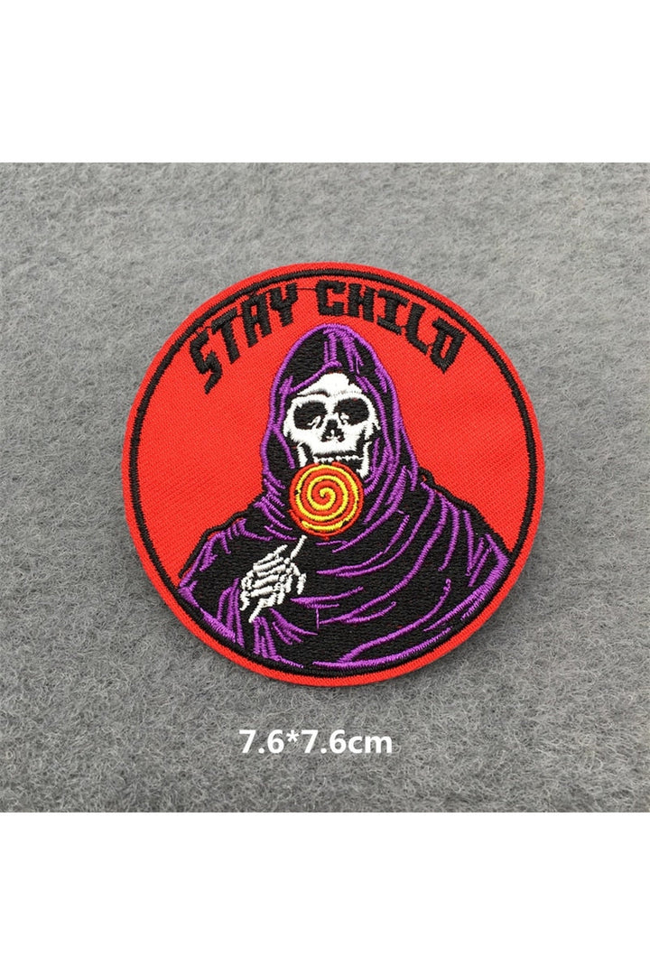 Punk embroidered patch set | Bowlift