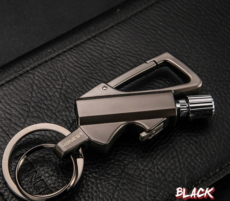 Outdoor Windproof Lighter Match Keychain | Bowlift