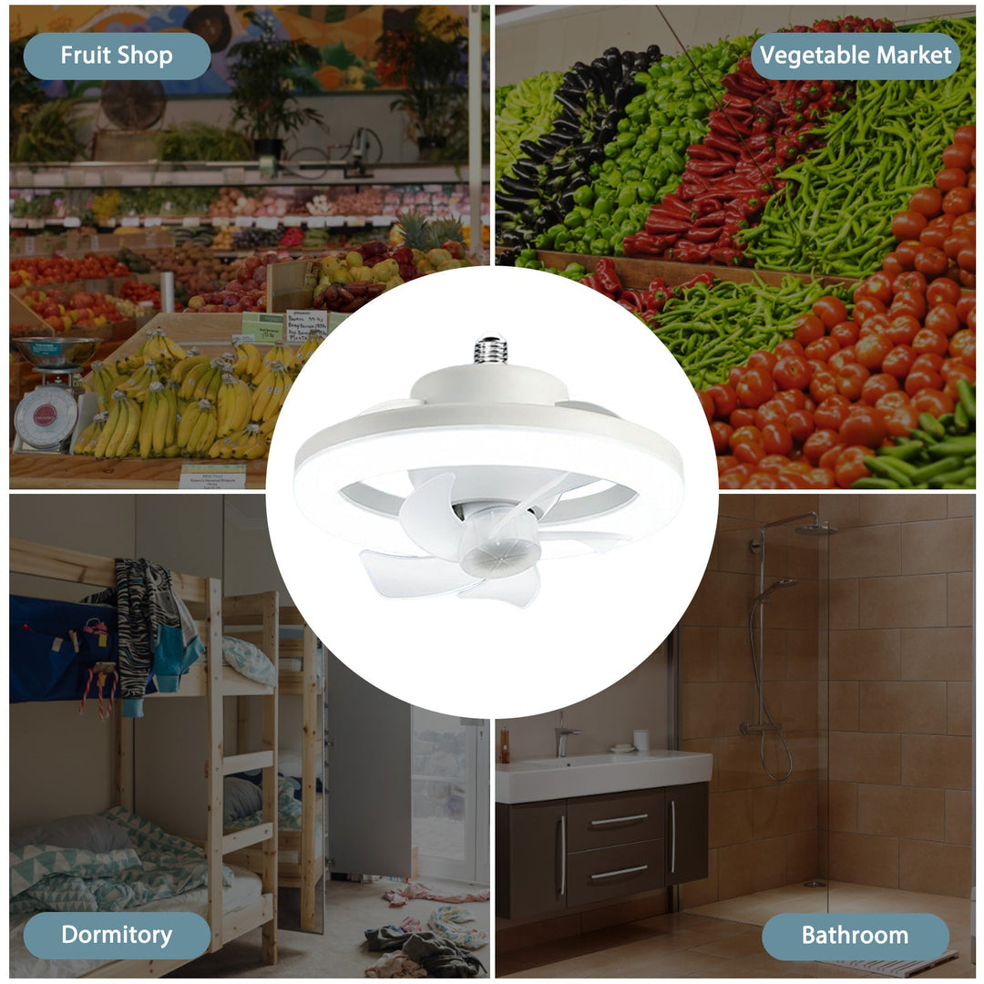 Unique 360° ceiling fan - Including free remote control | Bowlift
