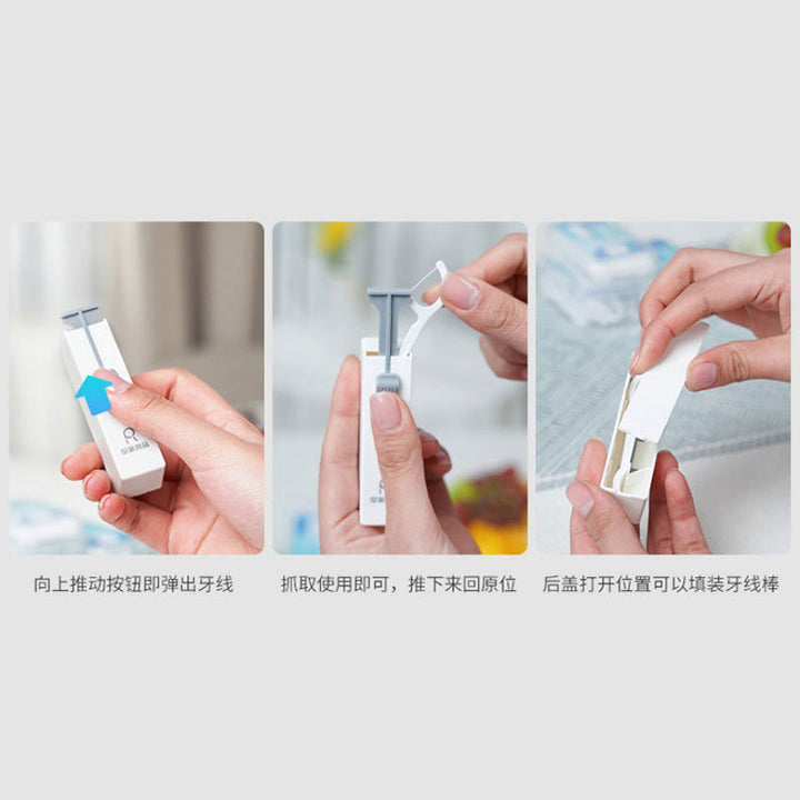 Portable Automatic Flosser Dispenser Box | Bowlift