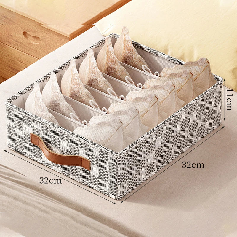BowLift | OrgaNest Drawer Organizer Box | For Underwear & Socks | Foldable & Space-Saving | High-Quality Polyester