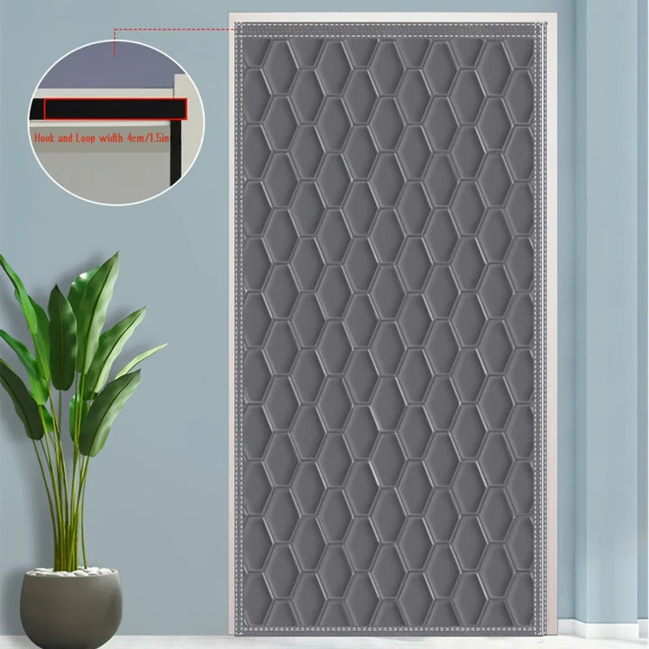 BowLift | ThermoHaven Winter Door Curtain | Cold & Sound Protection | Heat Insulating & Opaque | Ideal for Home