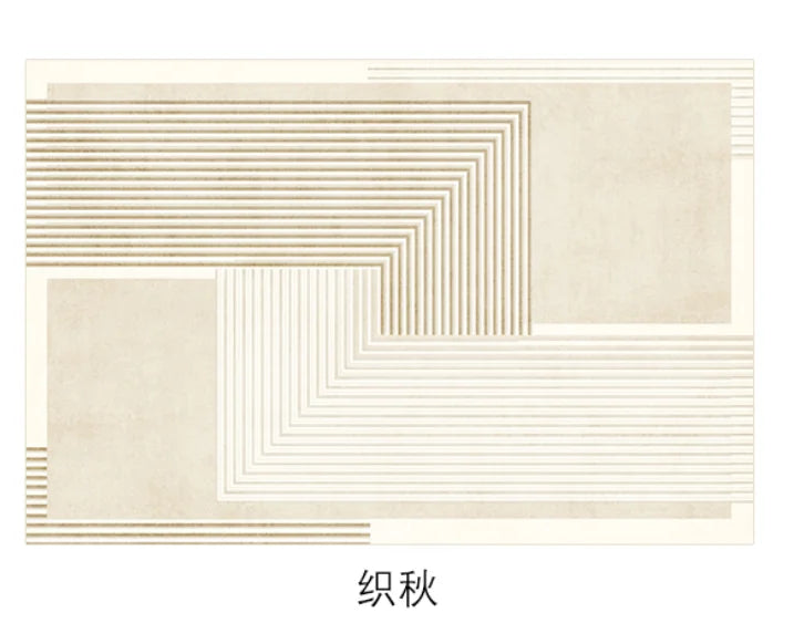 BowLift | Japanese Minimalist Plush Area Rug Non-Slip Soft Rug Bedroom Living Room Large Surface