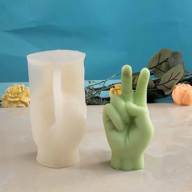 BowLift | Middle Finger Hand Gestures Artsy Candle DIY Molds