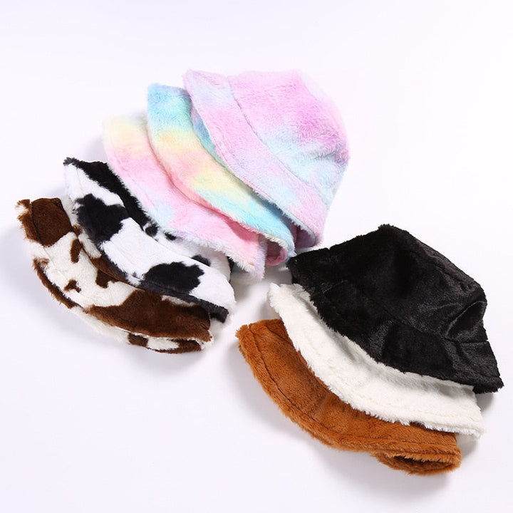 BowLift | Velvet Soft Winter Hat Luxury Plush – Warm Unisex Bucket Hat for Cold Days
